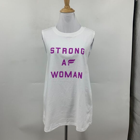 Fabletics International Womens Day Muscle Tank Womens M Medium Drop Armhole Top - Picture 2 of 15